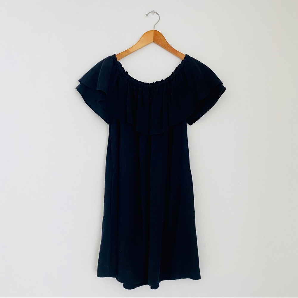 Zara Off Shoulder Ruffle Dress